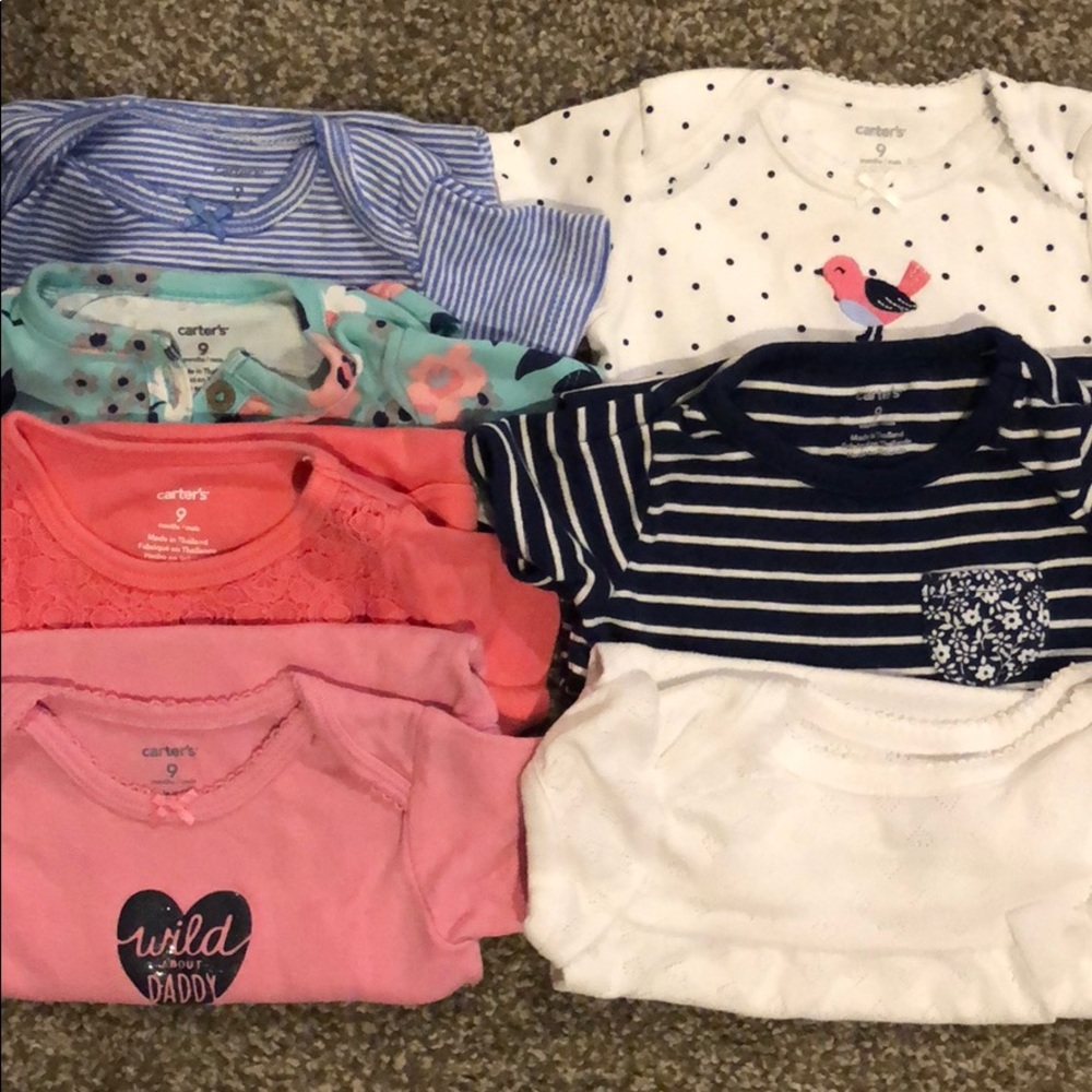 Onesie Lot- 7 pieces. BONUS SHORTS!!!
